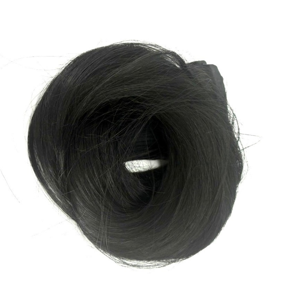 Glam Seamless Invisi-Clip Hair Extensions #1 Jet Black 7 Wefts 24"180g NEW